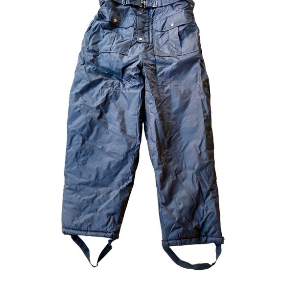 Vintage NOS Original Windbreaker Snowsuit Snowmobile Suit Size L Black - Picture 8 of 9